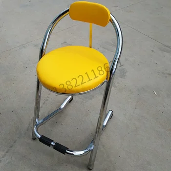 O27Custom spēļu konsole, dzeltena aizmugurējais sēdeklis Anime Spēle Pilsētas pasāža krēslu Nerūsējošā tērauda izkārnījumos spēļu konsole krēsls