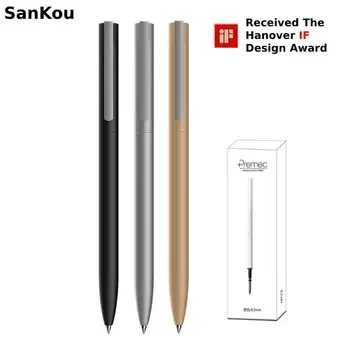 SanKou Metāla Gēla Pildspalvas Rakstīšanai 0.5 mm Rotācijas Paraksts Pildspalvu PREMEC Piepildīt Vienkārši Tīru Krāsu Birojs Skolas Kancelejas Piederumi