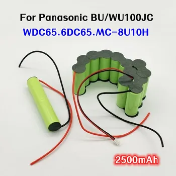 2500mAh Par Panasonic MC-8U10H BU100JC WU100JC WDC65 6DC65 Rokas bateriju putekļsūcējs