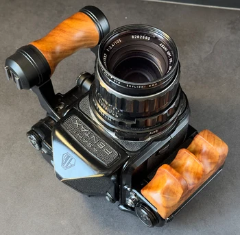 Koka Kamera Roktura, Par Pentax 67 6X7 6*7 Kreiso un Labo Roktura Turētājs