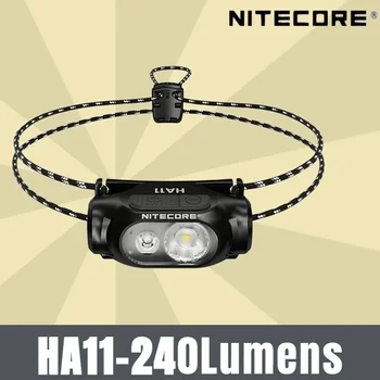 NITECORE HA11 Nakts Gaitas Lukturis 240Lumens Max Runtime 40Hours Ietver AA Baterijas