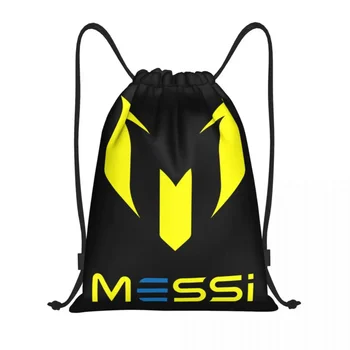 Pasūtījuma Dzeltena Messis 10 Futbols Futbola Aukliņu, Somas, Vīriešu, Sieviešu, Vieglus Sporta Zāle Uzglabāšanas Mugursoma