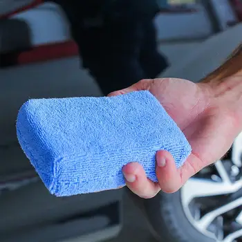 8Pcs Microfiber Auto Tīrīšanas Spilventiņu Dubultā Sānu Ādas Attīrīšana Sūklis Mīksto Auto Detalizējot Mazgāšanas Sūklis Automašīnas salona Tīrīšanas Rīki