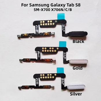 Sākotnējo Home Pogas pirkstu Nospiedumu Sensors Skeneris Samsung Galaxy Tab S8 SM-X700 X706N/C/B Touch ID Flex Kabelis Nomaiņa