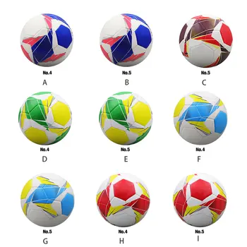 PVC Futbola Bumbu, strādāt Komandā Un Konkurētspējīgu Futbola Spēles Plašu Futbola Mērķi Portatīvo Futbola Bumbas Futbola Bumbu gaiši zils Nē 5