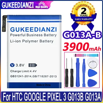 GUKEEDIANZI Nomaiņa Akumulatora G013A-B G013B G013A Batteria Google Pikseļu 3 Pixel3 3900mAh Akumulatora Batterij + Instrumenti