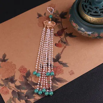 Vienkārša Niša, Dizains Elegants Sakausējuma Tauriņš Pērle Cheongsam Piederumu Ķīniešu Stilā Broša Sieviešu Hanfu Rotājumu Modes Rotaslietas
