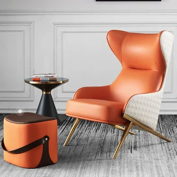 Inhalācijas Moderns Dīvāns-Krēsls Dzīves Guļamistaba Dizainers Gadījuma Veido Krēslu Akcentu Atpūsties Kariete Mūsdienīgas Mēbeles