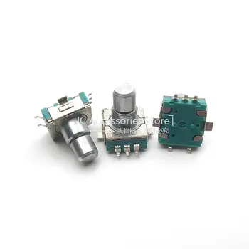 5GAB EC11S Plāksteris Encoder SMD Bezgalīgs Rotējošs Potenciometrs Kodēšanas Slēdzis Ar Soli 30 Punkti 5 Pin Pusi Vārpstas 11MM