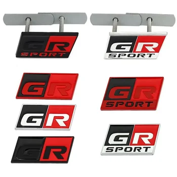 Auto Uzlīme GR Sports Logo Decal Priekšējā Pārsega Reste Toyota HV YARiS GRMN RZ RC RS Prius GR Sporta Lexus Lija GR Logo Uzlīme