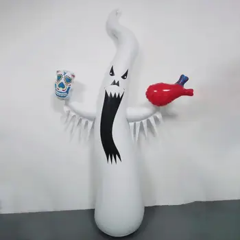 Spoku Balonu Enerģijas Taupīšanas Gaismas Gars Ūdensizturīgs Skatuves Izkārtojums Inovatīvu Halloween Pagalmā Iedegties Spoku Balonu