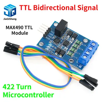 RS422 modulis pārskaitījumus starp TTL divvirzienu signālus Pilna dupleksa 422 savukārt mikrokontrolleru MAX490 TTL modulis