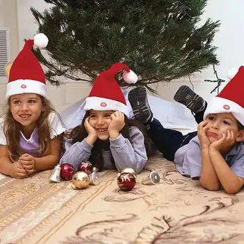 Elektriskā Ziemassvētku Cepures, Dziedāšana, Dejošana Ar Mūzikas Jauno Gadu Bērni Cepuri Ziemassvētku Rotājumi Mājās Xmas Dāvanas Santa Claus 2024