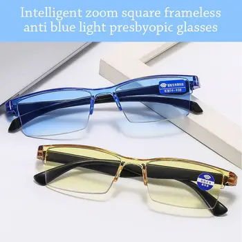 Anti Blue Ray Anti-Zila Gaisma Lasīšanas Brilles, Smart Autofokusu Jauda Optisko Briļļu Briļļu Netālu Tālu Ultravieglajiem