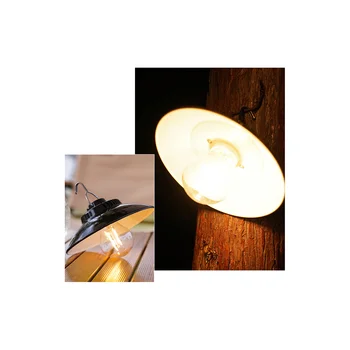 Ūdensizturīgs Kempings Gaismas LED Pārnēsājamas Laternas USB Type-C Uzlādes Telts Lampa ar Āķi, Āra Dārza Dzeltenā Gaisma