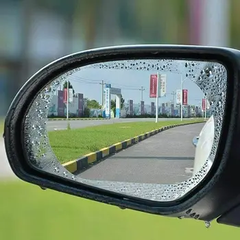 1 Pāri 150*100Cm Anti-Miglas Aizsardzības Ūdensnecaurlaidīgs Automašīnu Ārējie Spoguļi, Plēves, Uzlīmes, Lietus Vairogs Ūdensnecaurlaidīgs Filmu par Atpakaļgaitas Spogulis