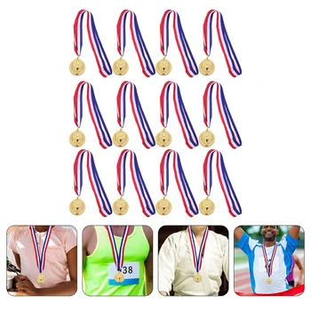 12Pcs Balvas Zelta Medaļas Sporta Atbilst Uzvarētāju Medaļas Sacensībās Piemiņai Balvas
