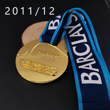 vecā stila 2011-2012 Premier Lge Man City Čempionāta Footba Futbola Medaļu Futbola Čempionu Medaļu Ventilators, Suvenīri