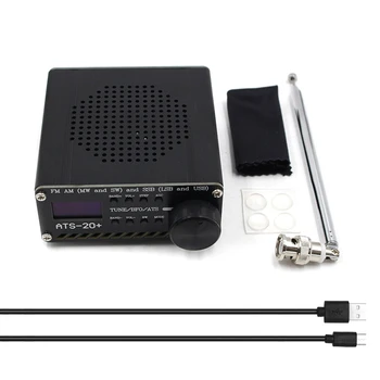 ATS-20+ Plus SI4732 Visu Band Radio Receiver DSP SDR Uztvērēju, FM, AM(MW Un SW)SSB (LSB Un USB)