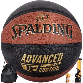Spalding pārbaudes spēle, basketbols iekštelpu un āra apmācības, nodilumizturīga konkurence un PU materiāla basketbols