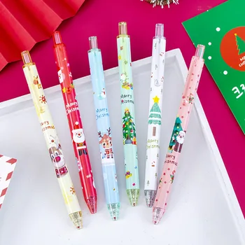 84PCS Ziemassvētku Gēla Pildspalvas Sniegavīrs Santa 0.5 mm Kancelejas preces Paraksts ar Pildspalvu, Bērniem, Dāvanas, Biroja Piederumi