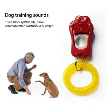 Suņu Apmācību Skaņas Gabals Regulējams Apmācību Metieris Plastmasas Suņu Treneris Pet Pēdas Skaņas Apmācību Ierīces