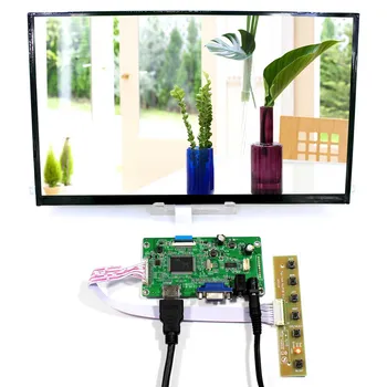13.3 collu IPS 1920x1080 B133HAN02.3 LCD Ekrāns TFT displeja Spilgtumu ar 400nit HD-MI VGA Ieejas LCD Kontrolieris Valde